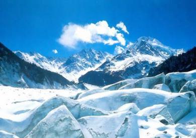 中国最美冰川之透明梦柯冰川