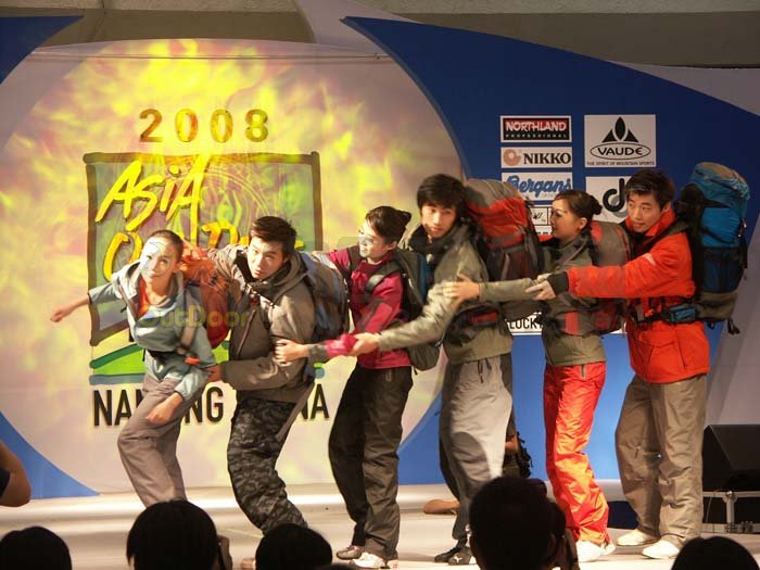 2008亚洲户外展7月30日户外服装秀（一）