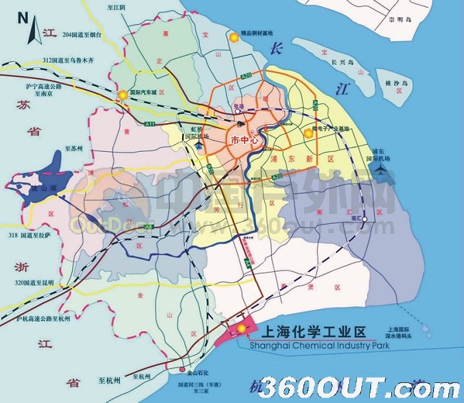 上海东海岸徒步第三路段：上海化工区风光一览