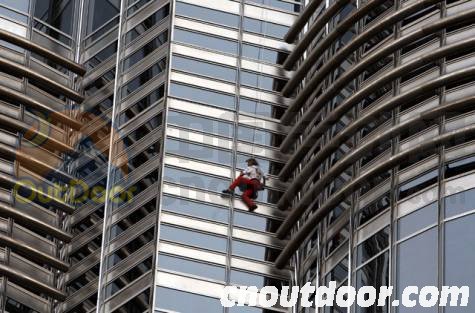 French Spiderman scales Burj Khalifa