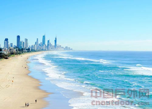 澳大利亚魅力黄金海岸 冲浪捉蟹太阳浴缤纷有趣