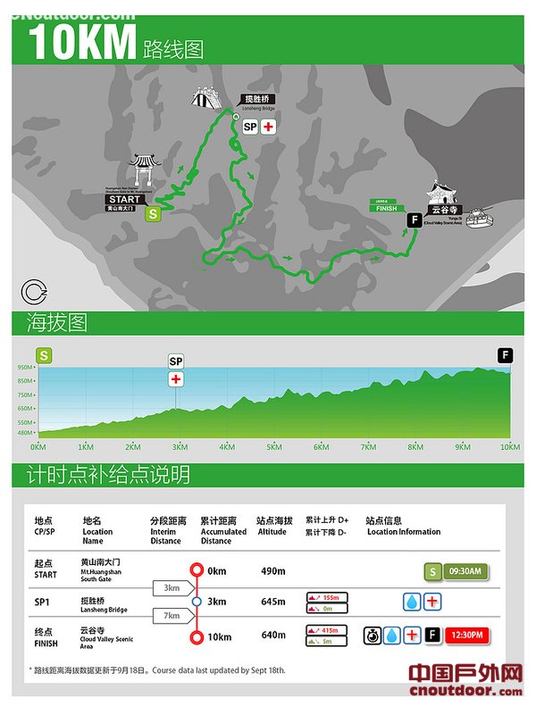 2016黄山登山越野挑战赛于11月13日举行