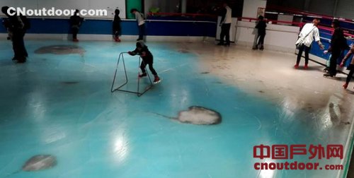 冰封“真鱼”引批评 日本溜冰场被迫关门