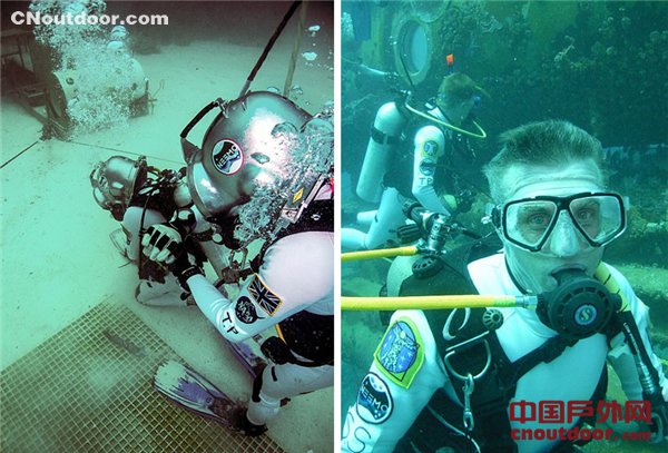 NASA航天员在19米深大西洋海底训练